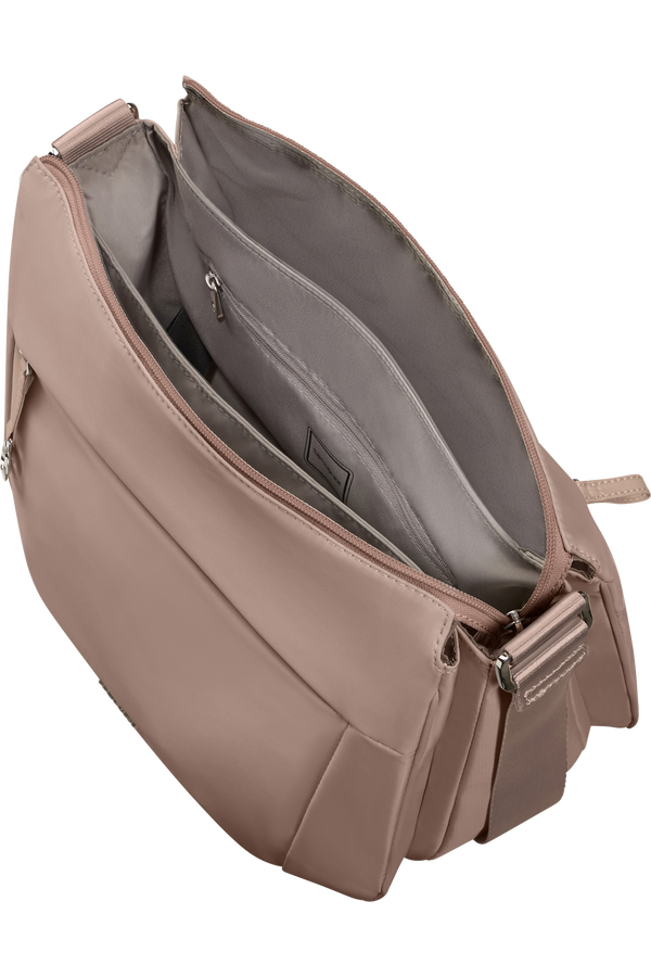 Samsonite Move 5.0 Hobo Bag Round 3 Comp.  Powder Samsonite Move 5.0 Hobo Bag Round 3 Comp.  Powder