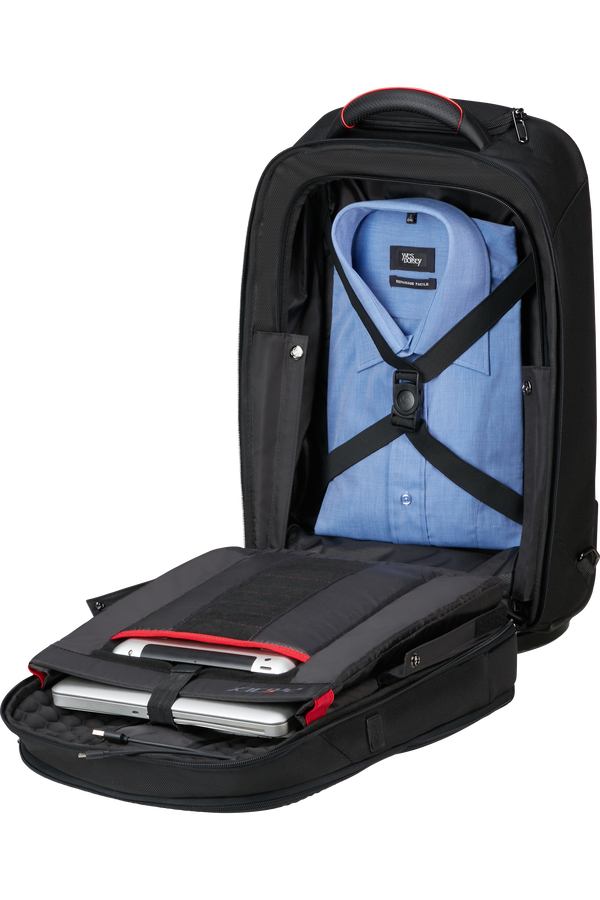 Samsonite Pro-DLX 6 Laptop Backpack with Wheels  17.3inch Czarny Samsonite Pro-DLX 6 Laptop Backpack with Wheels  17.3inch Czarny
