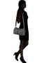Samsonite Karissa Evo Shoulder Bag Multi Pkt  Gunmetal Green Samsonite Karissa Evo Shoulder Bag Multi Pkt  Gunmetal Green