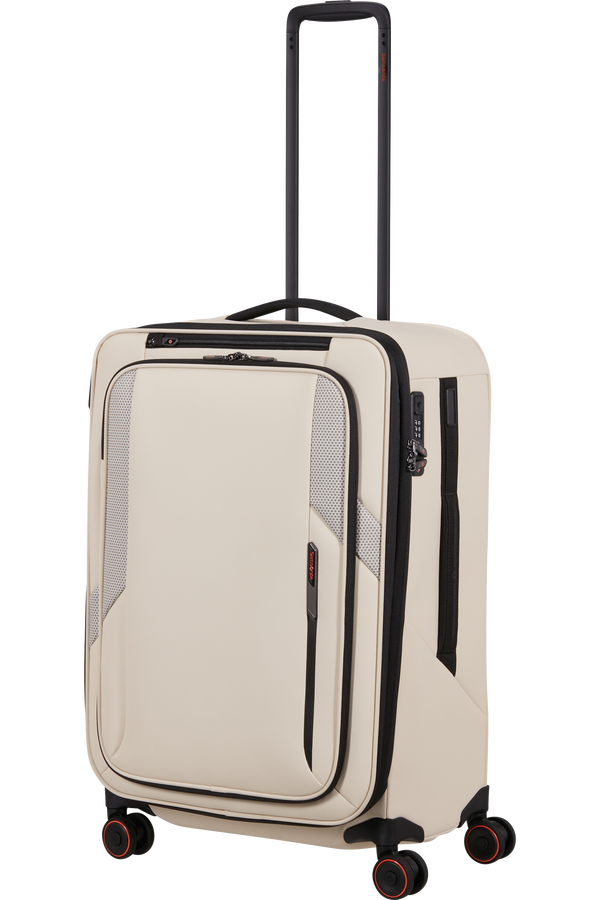 Glazed Walizka na 4 kołach poszerzany 67cm | Samsonite Glazed Spinner Expandable 67cm  Sandstone