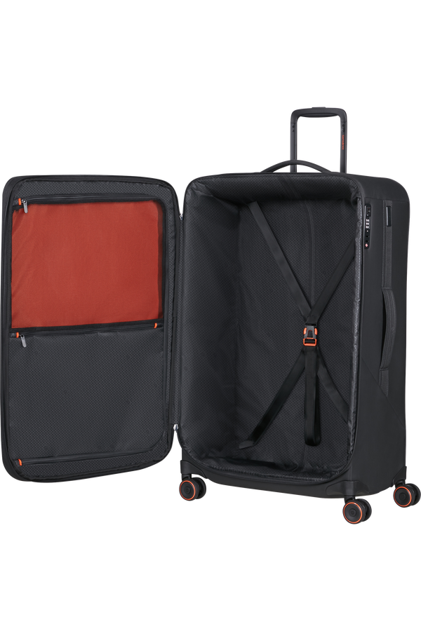 Samsonite Glazed Spinner Expandable 84cm  Czarny