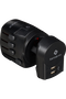 Samsonite Travel Accessories World Adaptor Pro 3-P+USB Czarny Samsonite Travel Accessories World Adaptor Pro 3-P+USB Czarny
