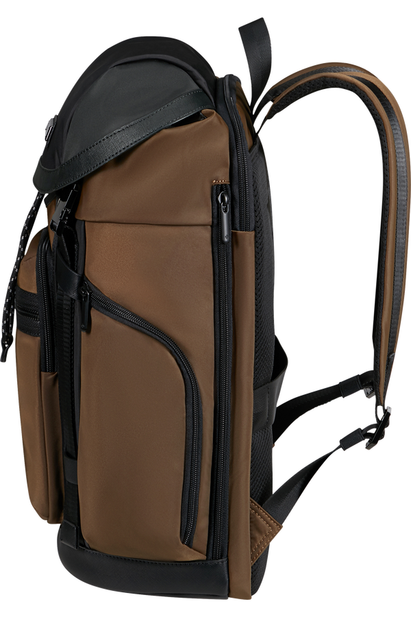 Samsonite Relyon Backpack M 15.6'' with flap  Brązowy