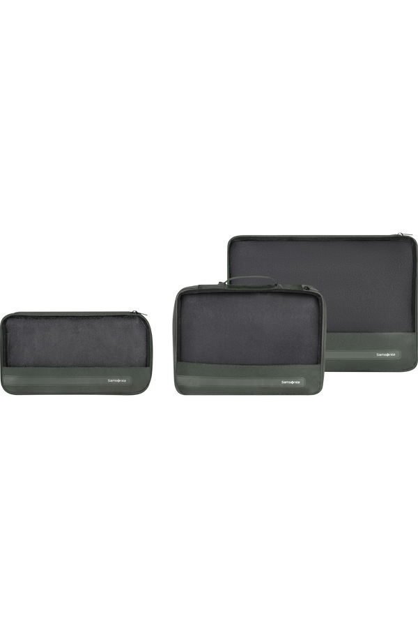 Samsonite Ta Revolution Set of 3 Packing Cubes  Zielony