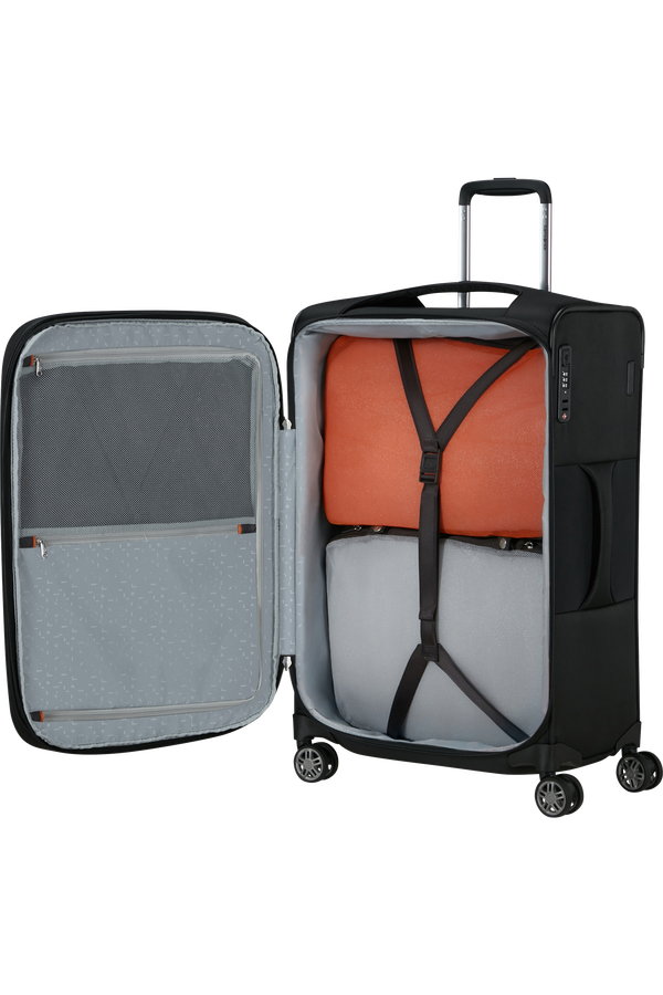 Samsonite Re-Lite Spinner Expandable 67cm  Czarny