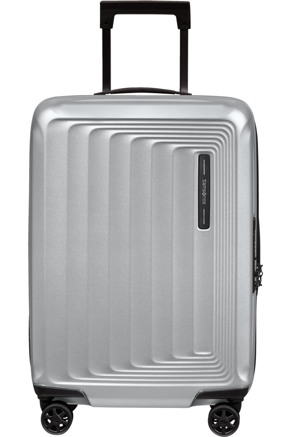 Samsonite Nuon Spinner Expandable 55cm  Matt Silver