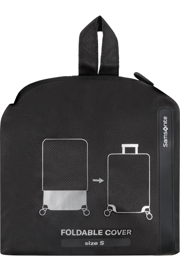 Samsonite Ta Revolution Foldable Luggage Cover S  Czarny Samsonite Ta Revolution Foldable Luggage Cover S  Czarny