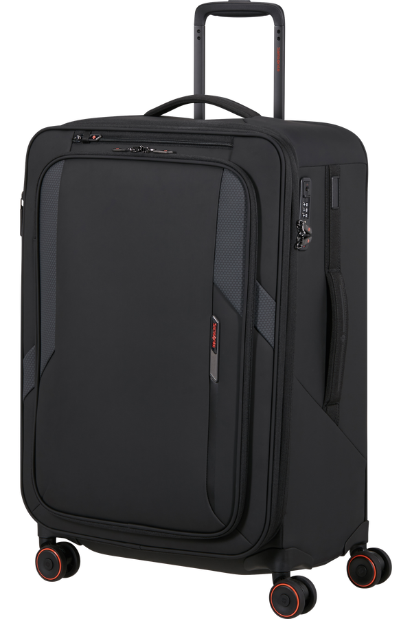 Samsonite Glazed Spinner Expandable 67cm  Czarny