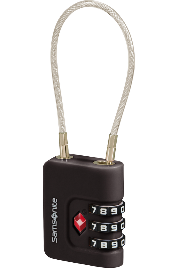 Samsonite Ta Revolution Cablelock 3 dial TSA  Czarny