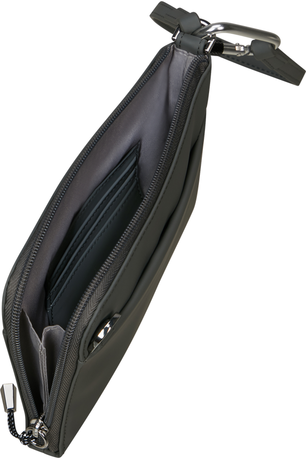 Samsonite Wander Last Mini Pouch  Gunmetal Green Samsonite Wander Last Mini Pouch  Gunmetal Green