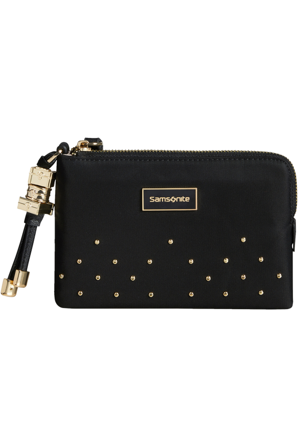 Samsonite Karissa Slg Flat Pouch 3CC Studs  Czarny