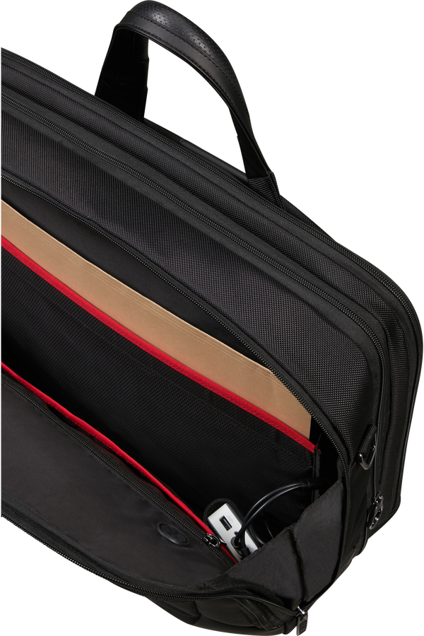 Samsonite Pro-Dlx 6 Bailhandle Expandable 17.3'  Czarny