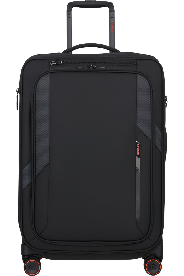 Samsonite Glazed Spinner Expandable 67cm  Czarny