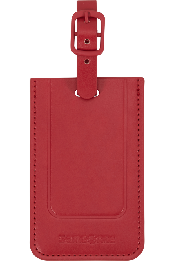 Samsonite Ta Revolution Rectangle Luggage Tag x2  Czerwony