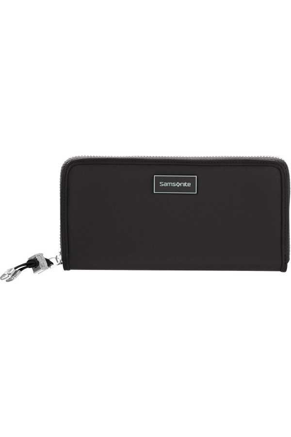 Samsonite Karissa Slg Wallet ZIP Around L  Czarny