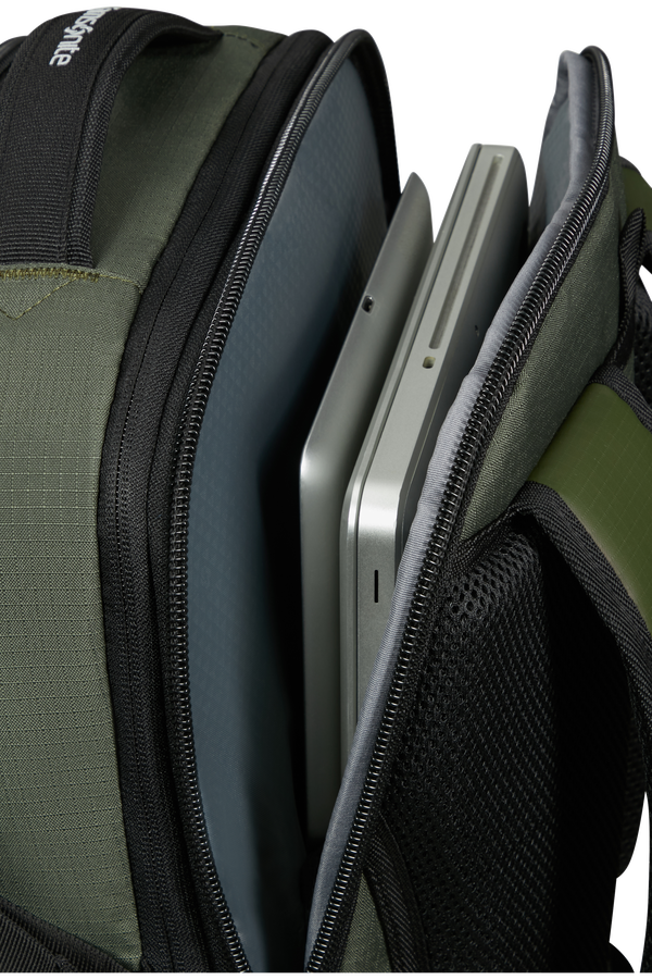 Samsonite Roadseeker Laptop Backpack Expandable L  Ciemny oliwkowy