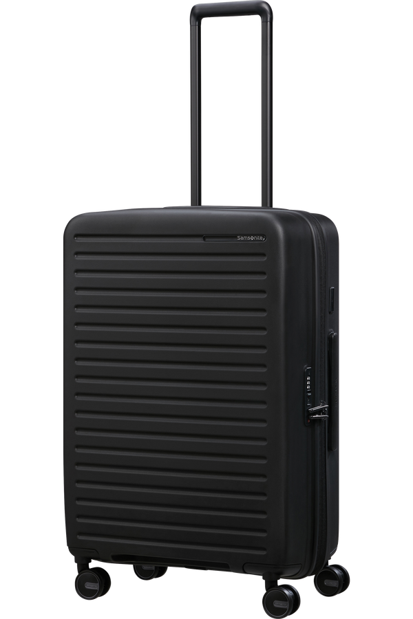 Samsonite Restackd Spinner Expandable 68cm  Czarny