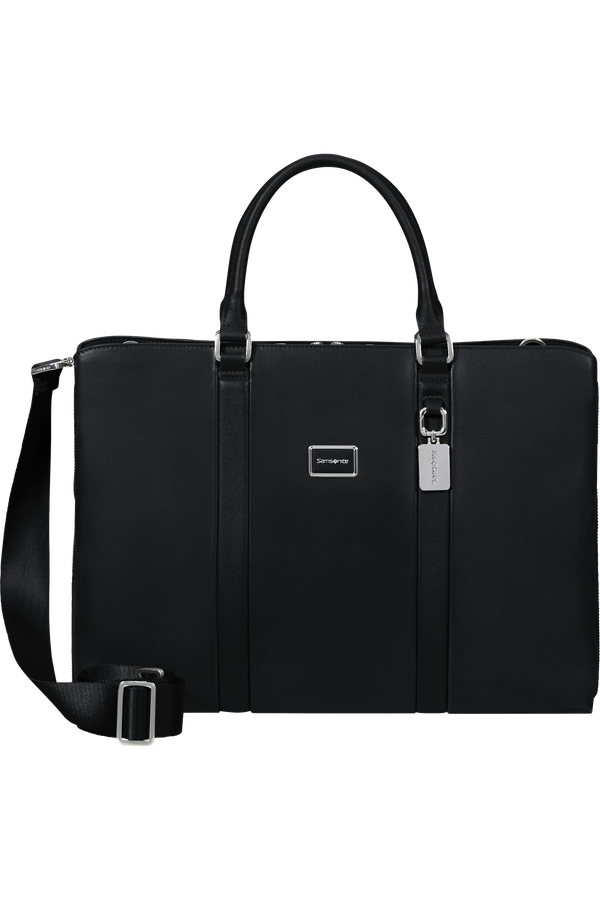 Image Biz Leather Teczka 15.6" | Samsonite Image Biz Leather Briefcase 15.6'  Czarny