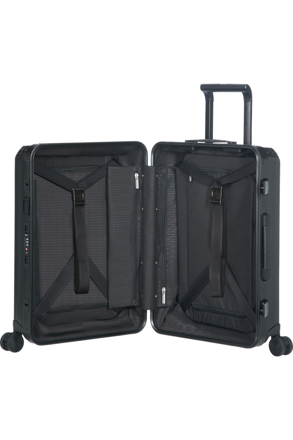 Samsonite Lite-Box Alu Spinner 55cm  Czarny