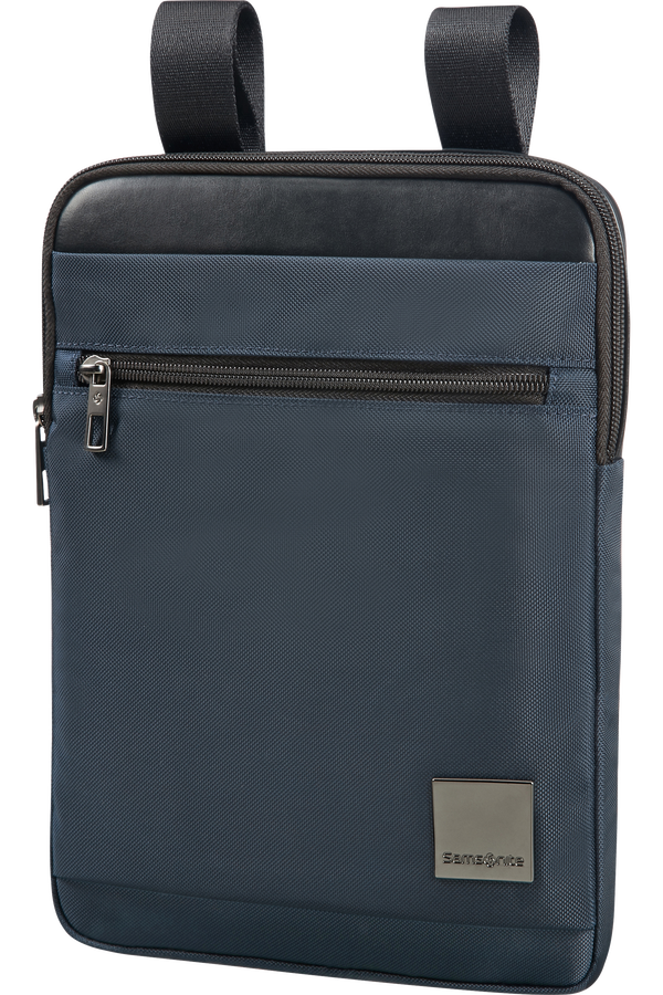 Samsonite Hip-Square Torba crossover płaska na tablet  24.5cm/9.7inch Ciemny Niebieski