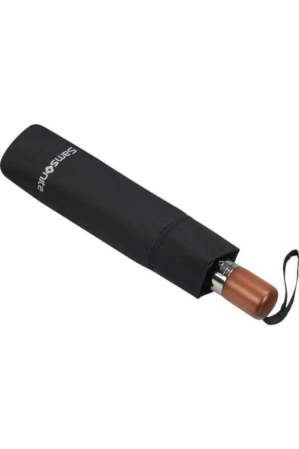 Samsonite Wood Classic S 3 Sect. Auto O/C Short  Czarny