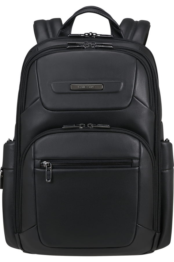 Samsonite Pro-Dlx 6 Leather Backpack 15.6'  Czarny