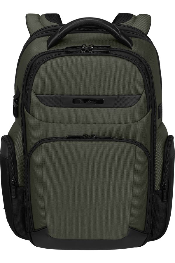 Samsonite Pro-Dlx 6 Backpack 3 Volume Expandable 15.6'  Zielony