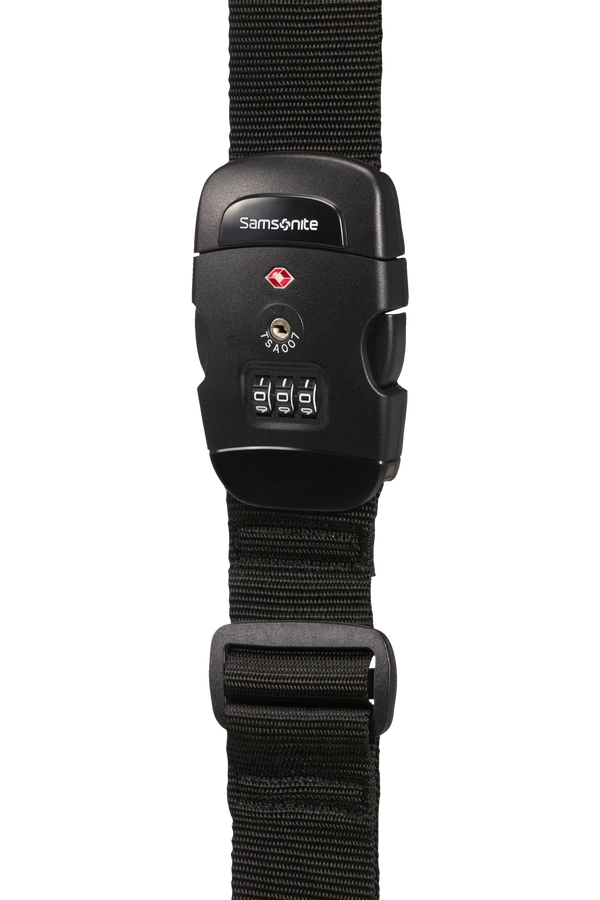 Samsonite Global Ta Luggage Strap/TSA Lock Czarny