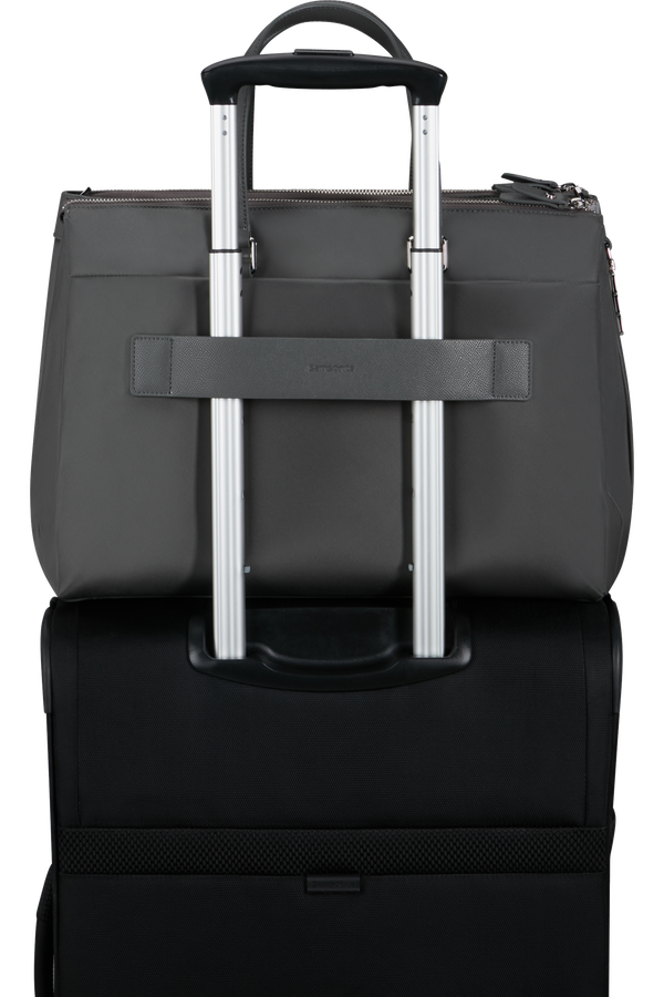 Samsonite Karissa Evo Org. Tote 14.1' 3 Comp  Gunmetal Green Samsonite Karissa Evo Org. Tote 14.1' 3 Comp  Gunmetal Green