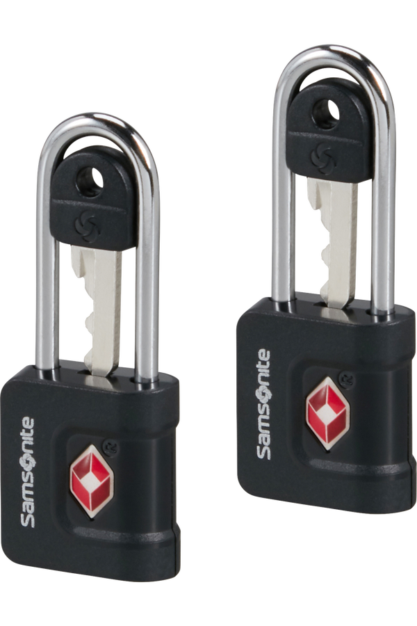 Samsonite Ta Revolution Key Lock TSA x2  Czarny Samsonite Ta Revolution Key Lock TSA x2  Czarny