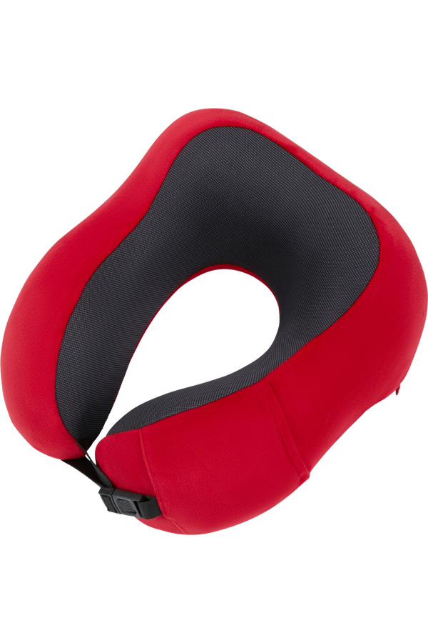 Samsonite Ta Revolution Ergonomic Memory Foam Pillow  Czerwony