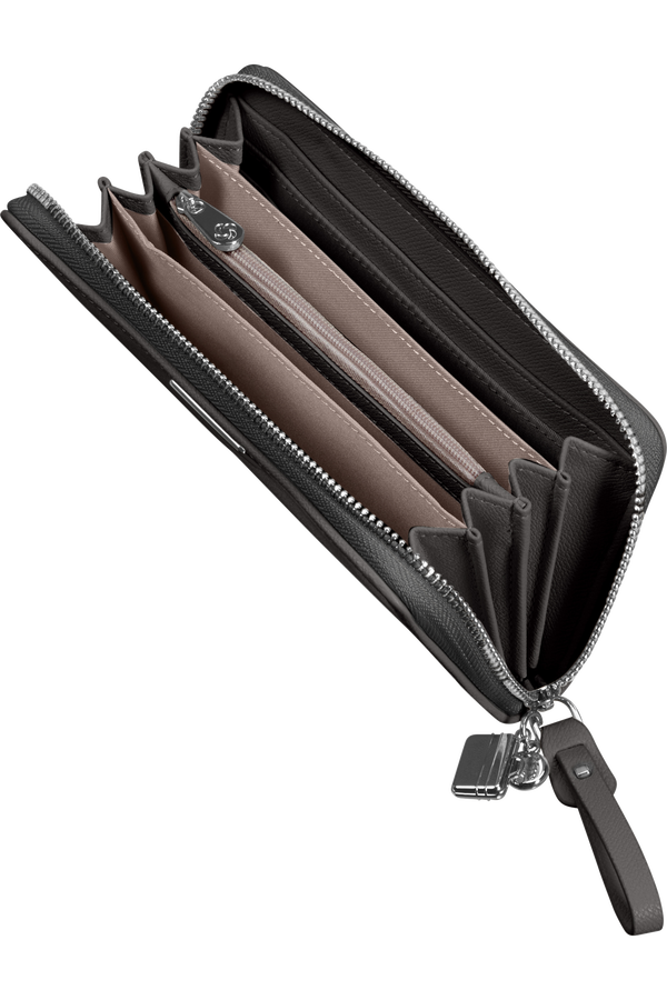 Samsonite Karissa 2.0 Slg 319 - L Zip Around L  Czarny