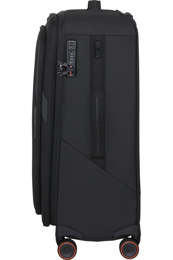 Samsonite Glazed Spinner Expandable 67cm  Czarny