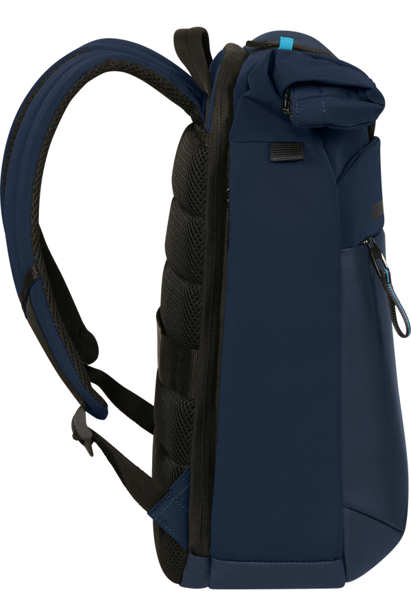 Samsonite Moderny Rolltop Backpack 15.6  Niebieski