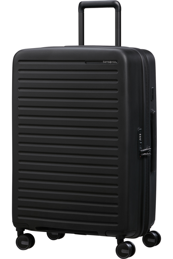 Samsonite Restackd Spinner Expandable 68cm  Czarny