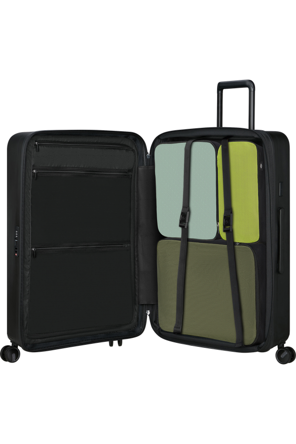 Samsonite Restackd Spinner Expandable 75cm  Czarny