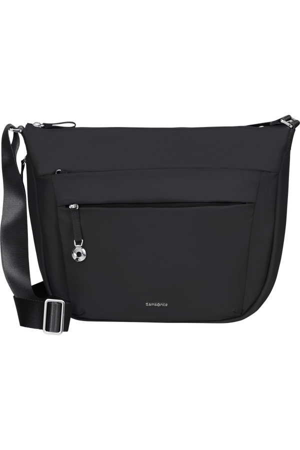 Samsonite Move 5.0 Hobo Bag Round Expandable M  Czarny