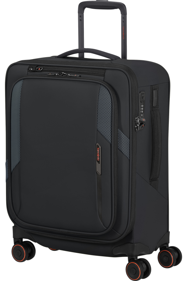 Samsonite Glazed Spinner Expandable 55cm  Czarny