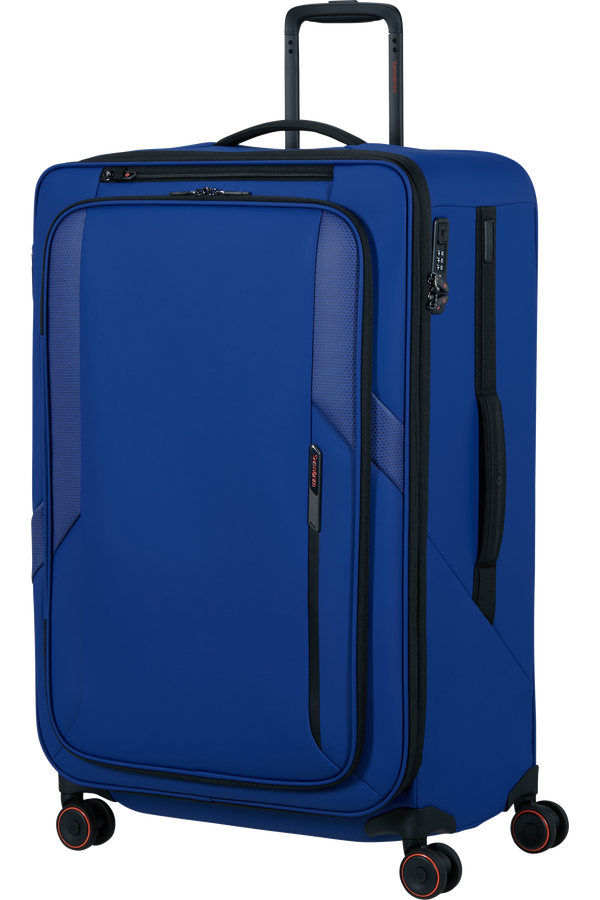 Samsonite Glazed Spinner Expandable 78cm  Electric Blue