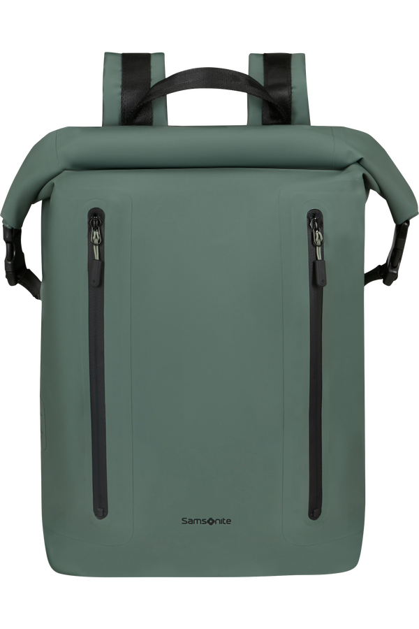 Samsonite Coatify Biz IPX4 Rolltop Backpack 15.6'  Zielony
