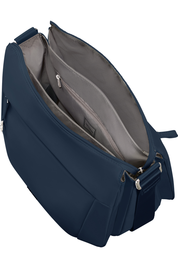 Samsonite Move 5.0 Hobo Bag Round 3 Comp.  Ciemnoniebieski Samsonite Move 5.0 Hobo Bag Round 3 Comp.  Ciemnoniebieski