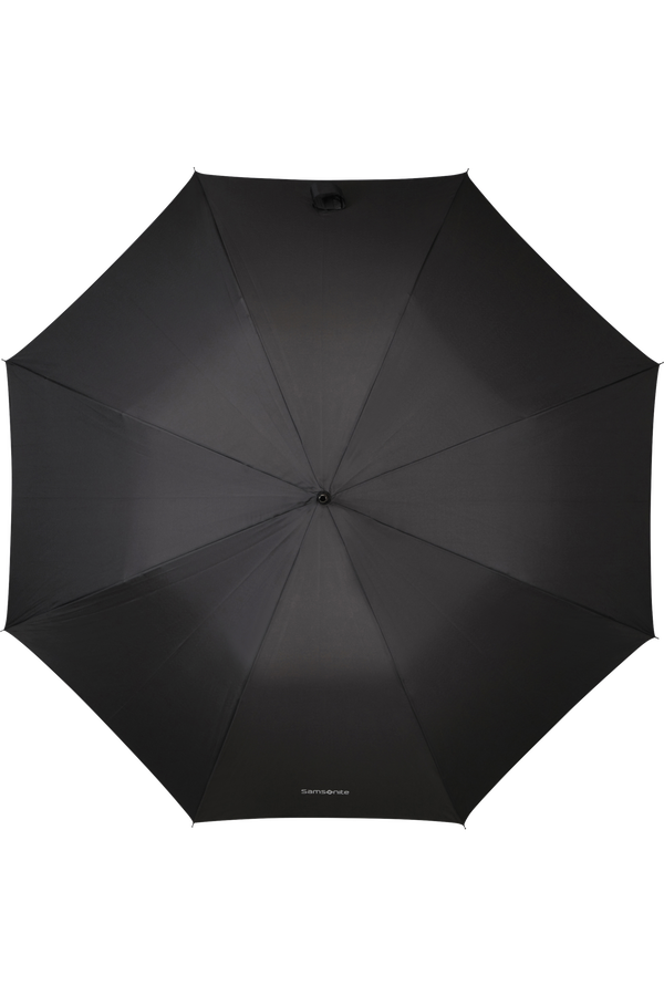 Samsonite Wood Classic S Stick Man Auto Open  Czarny