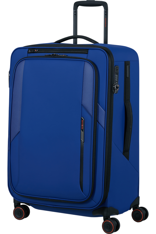 Samsonite Glazed Spinner Expandable 67cm  Electric Blue