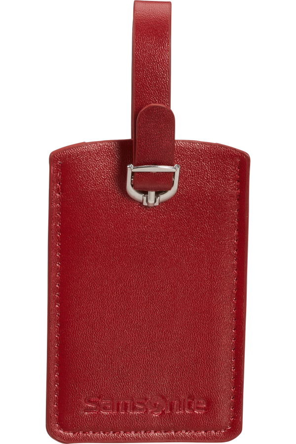 Samsonite Global Ta Rectangle Luggage Tag x2 Czerwony