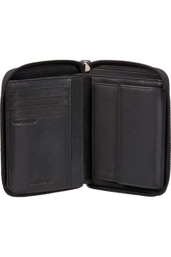 Samsonite Attack 2 Slg 323 - W ZIP AR+8CC+HFL+C  Czarny