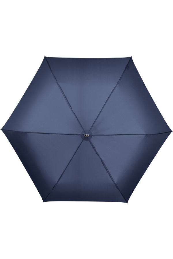 Samsonite Rain Pro Parasol Ultra Mini płaski 3 Sect. Niebieski
