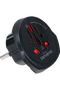 Samsonite Travel Accessories World to Europe Adaptor Czarny Samsonite Travel Accessories World to Europe Adaptor Czarny