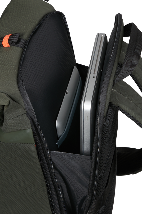 Samsonite Moderny Rolltop Backpack 15.6  Zielony