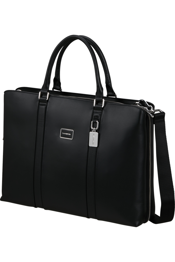 Image Biz Leather Teczka 15.6" | Samsonite Image Biz Leather Briefcase 15.6'  Czarny