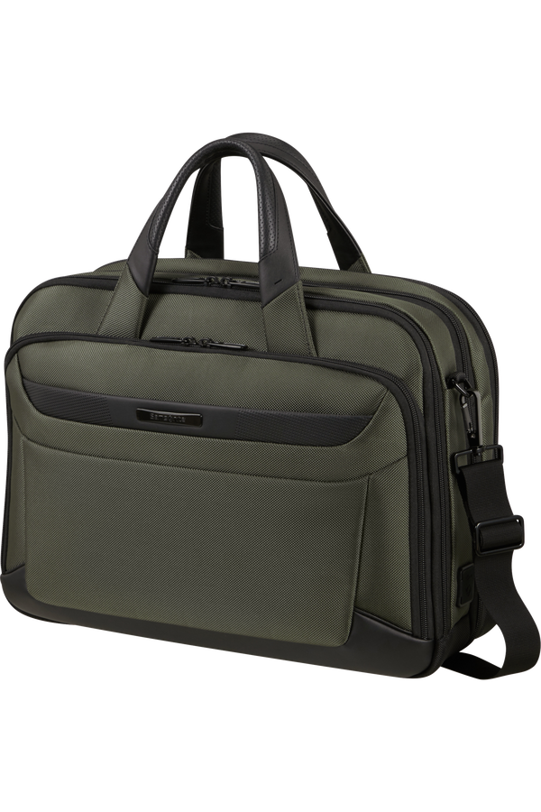 Samsonite Pro-Dlx 6 Bailhandle Expandable 15.6'  Zielony